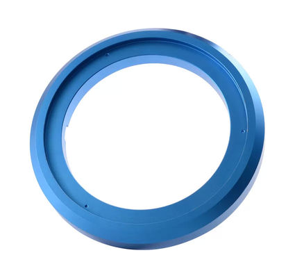 Mittel Aluminium-CNC-Prägekomponenten, die blaue Dienstleistungen anodisieren