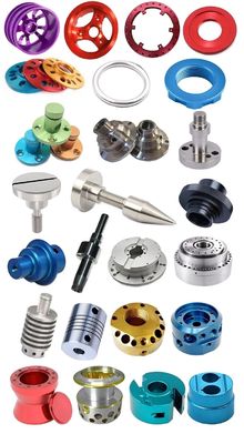 Stabiler CNC, der Teil-Komponenten-buntes anodisiert besonders angefertigt dreht