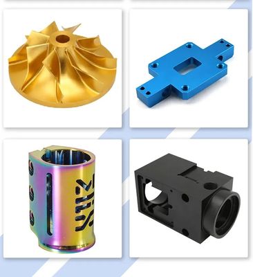 Kundenspezifische Aluminium-Bearbeitungsteile CNC anodisierten Legierungs-Metallteile