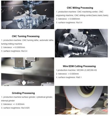 Aluminiumstahlmessing-Fabrik der CNC-Prägeteil-hohen Qualität verarbeitete Teile