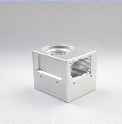 Präzision anodisierte CNC-Aluminiumteile versilbert Bearbeitungsservice CNC