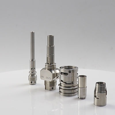 Kundengebundener CNC, der Ersatzteil-Edelstahl-Aluminiumlegierungs-Stahlmessing maschinell bearbeitet