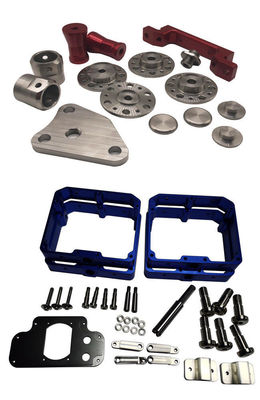 Härte strahlen Aluminium-CNC-Services mit der Galvanisierung sand